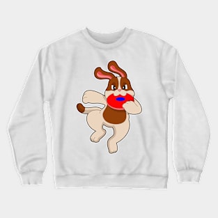 Dog at Playing Crewneck Sweatshirt